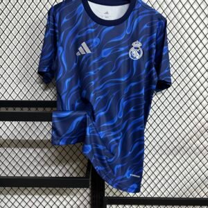 Real Madrid 25 -26 training uniform royal blue jersey