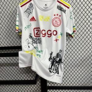Ajax 24-25 jersey graffiti version white