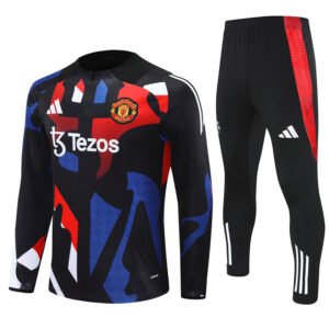 2425 Manchester United Long Sleeve Training Shirt Black [Camouflage]