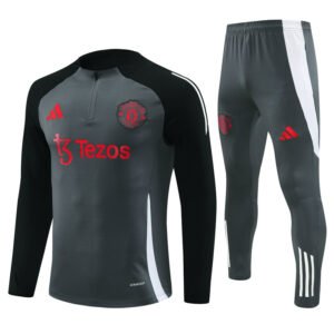 2425 Manchester United Long Sleeve Training Shirt Dark Grey