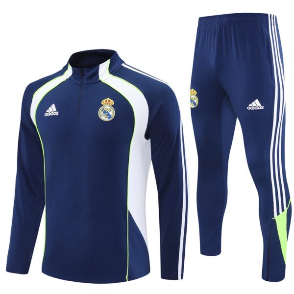 2526 Real Madrid Long Sleeve Training Shirt Royal Blue [Retro Edition]