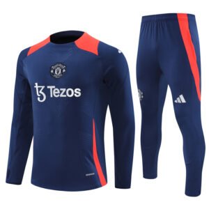 2425 Manchester United Long Sleeve Training Shirt Royal Blue [Players]