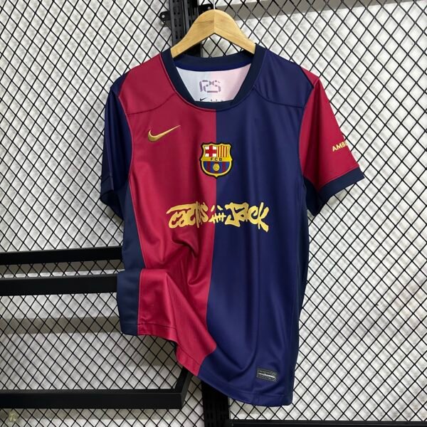 Barcelona 2024/25 Home Jersey Scott Edition