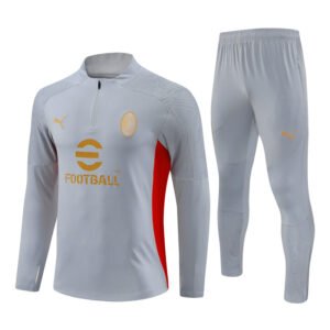 2425 AC Milan Long Sleeve Training Shirt Grey