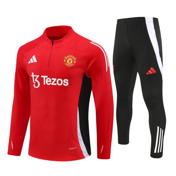 2425 Manchester United Long Sleeve Training Shirt Red
