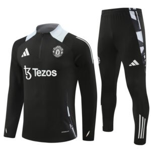 2425 Manchester United Long Sleeve Training Shirt Black