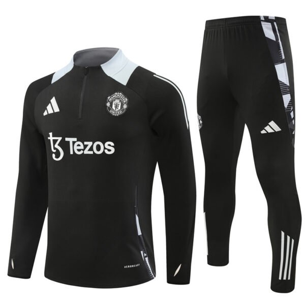 2425 Manchester United Long Sleeve Training Shirt Black
