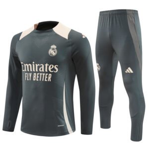 2425 Real Madrid Long Sleeve Training Shirt Dark Grey [Players]