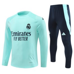 2425 Real Madrid Long Sleeve Training Shirt Turquoise [Players]