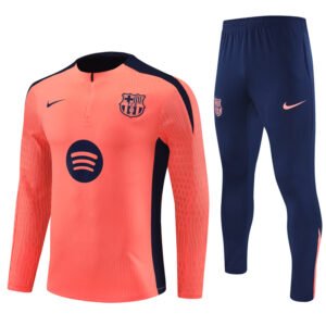 2425 Barcelona Long Sleeve Training Shirt Orange and Pink [Players]