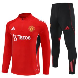 2526 Manchester United Long Sleeve Training Shirt Red
