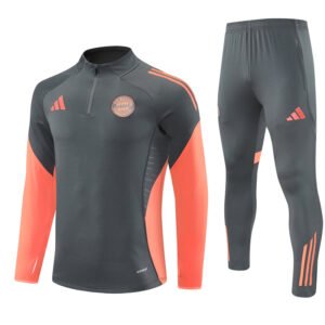 2526 Bayern Long Sleeve Training Shirt Dark Grey