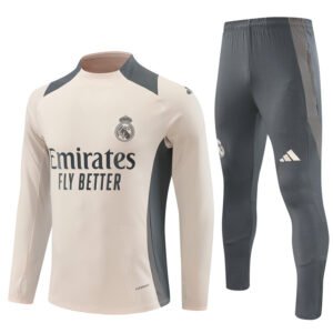 2425 Real Madrid Long Sleeve Training Shirt Beige [Players]