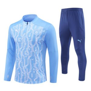 2425 Manchester City Long Sleeve Training Shirt Light Blue [Camouflage Version]