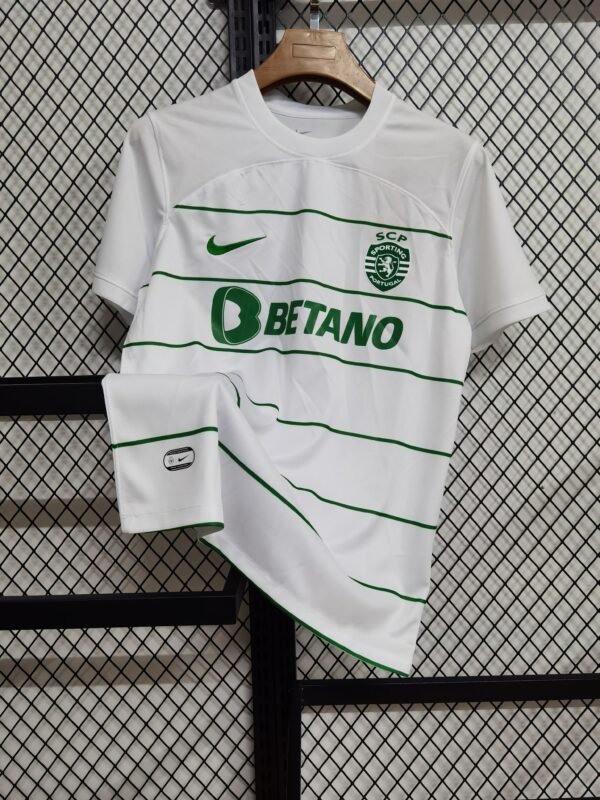 23-24 Sporting Lisbon away jersey white