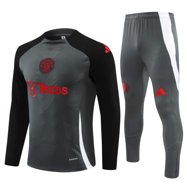 2425 Manchester United Long Sleeve Training Shirt Dark Grey [Players]