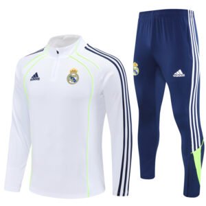 2526 Real Madrid Long Sleeve Training Shirt White [Retro Edition]