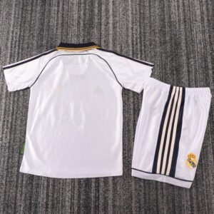 kids 1998 00 white Real Madrid home jersey