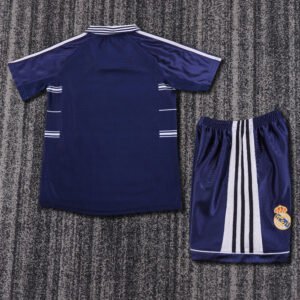 kids 1998 99 Real Madrid Away Jersey