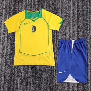 (kids) 2004 Brazil home Jersey