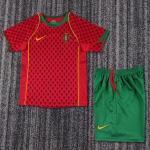 (kids) 2004 Portugal home Jersey