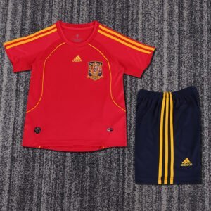 (kids) 2008 Spain home Jersey