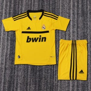 kids 2011 12 Real Madrid yellow goalkeeper jersey