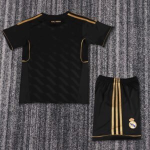 kids 2011 12 black Real Madrid away jersey