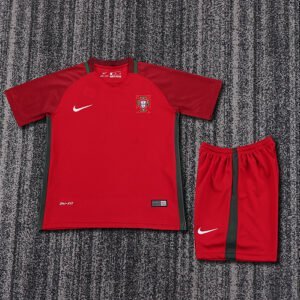 (kids) 2016 Portugal home Jersey