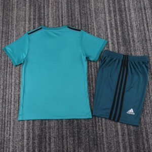 kids 2017 18 green Real Madrid third away jersey