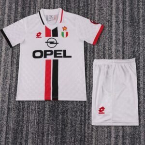 kids AC Milan 1996-97 Away Jersey Jacquard Fabric