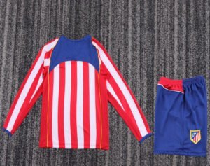 kids Atletico Madrid 2004/05 home long-sleeved jersey