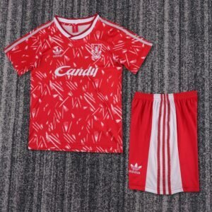 kids Liverpool 1989-91 Home Jersey