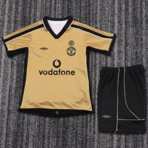 kids Manchester United 2001-02 double-sided centenary jersey