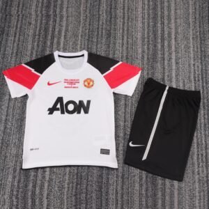 kids Manchester United 2011-12 Away Kit Champions League Edition