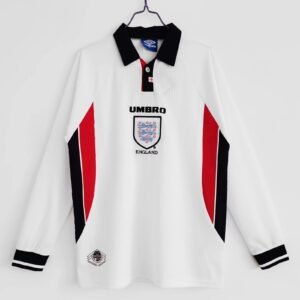 Long sleeve: 1998 England home jersey