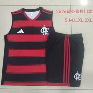 D2543# Training vest: 25-26 Flamengo Horizontal Stripe Inkjet
