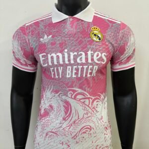 25-26 Real Madrid pink dragon jersey