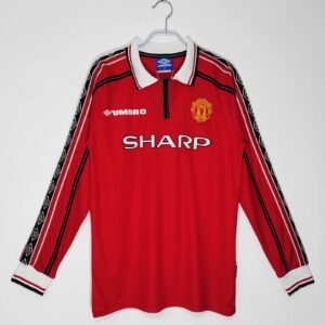 Long sleeve: 1998/99 Manchester United home jersey