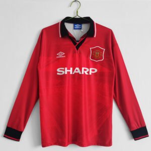 Long sleeves: 1994/96 Manchester United Home Jersey