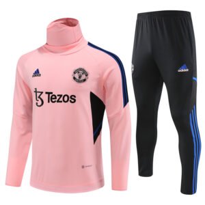2223 Manchester United training suit pink [high collar]