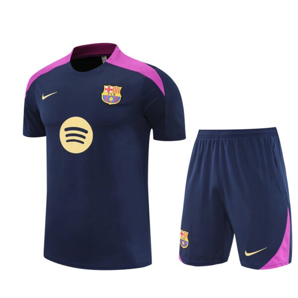 25-26 Short Sleeve Barcelona Training Shirt Royal Blue