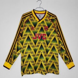 Long Sleeve: 1991/93 Arsenal Away Retro Shirt
