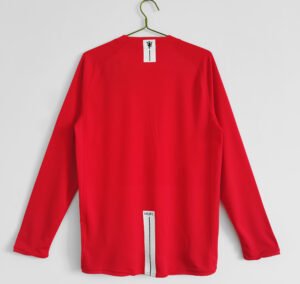 Long sleeve: 2007/08 Manchester United Home Champions League Retro Jersey