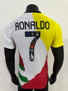 25-26 Ronaldo graffiti black collar jersey