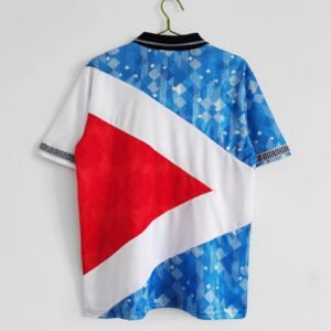 1990 England Retro Jersey Tricolor