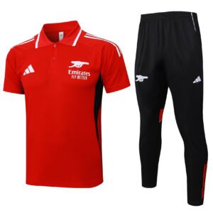 C2512# POLO training suit: 25-26 Arsenal red