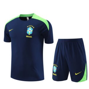 2425 Brazil Training T-shirt, Royal Blue, Short Sleeve