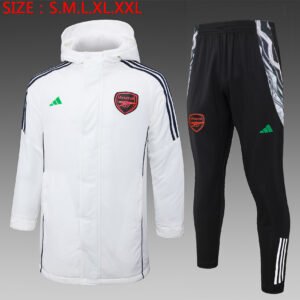 G191# Cotton training suit: 23-24 Arsenal White