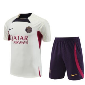 2324 Paris Saint-Germain Training T-shirt, Beige, Short Sleeve